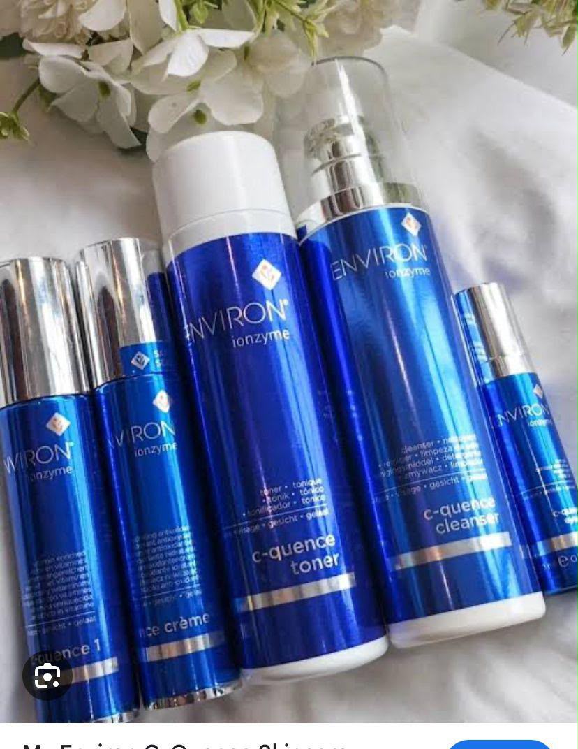 Environ skincare bottles